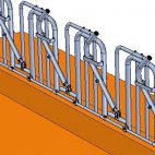 RASTRELLIERA AUTOCATTURA BOVINI CON CORNA mod.CB020